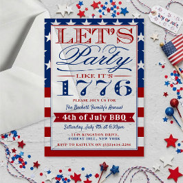 Vamos Festejar Como Se Fosse 1776 | Festa de 4 de