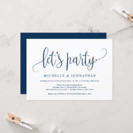 Vamos Festejar, Convite de Celebração de Casamento