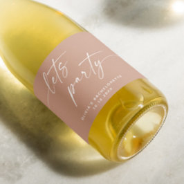 Vamos festejar. Escritório moderno rosa pálido