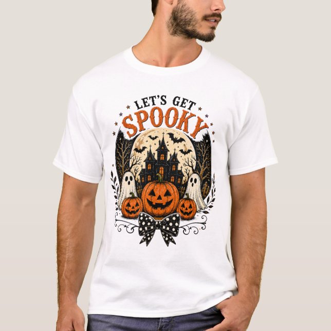 Vamos Ficar Assustadoramente Fofos Camiseta de Hal (Frente)