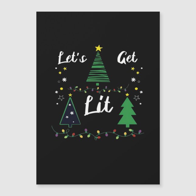 Vamos Ficar Bêbados Piada de Natal Diversão Essenc (Frente)