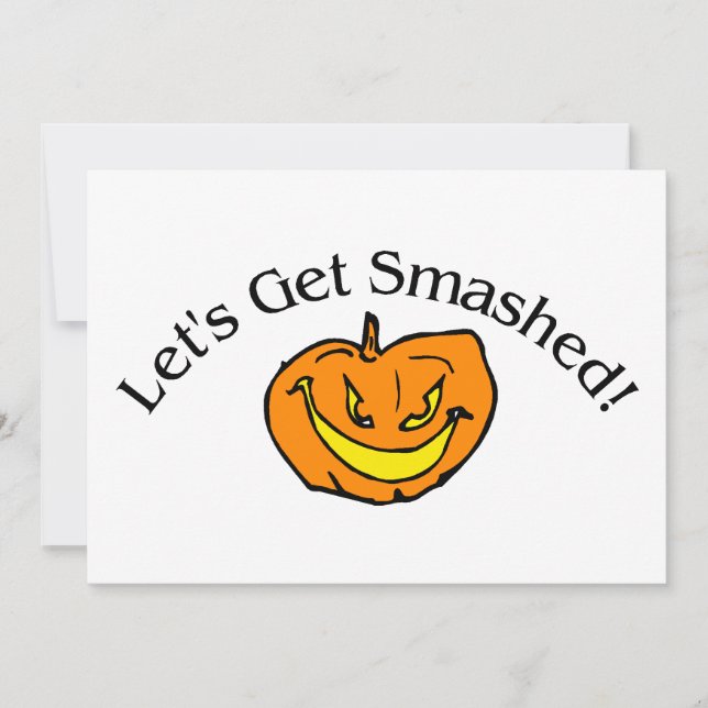 Vamos Ficar Esmagados Abóbora (Frente)