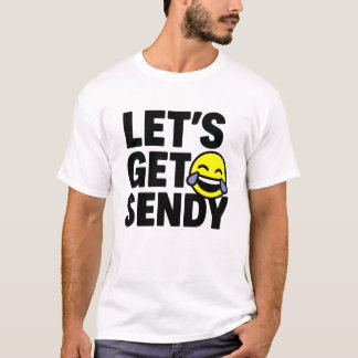 Vamos ficar sendy. brainrot meme viral camiseta