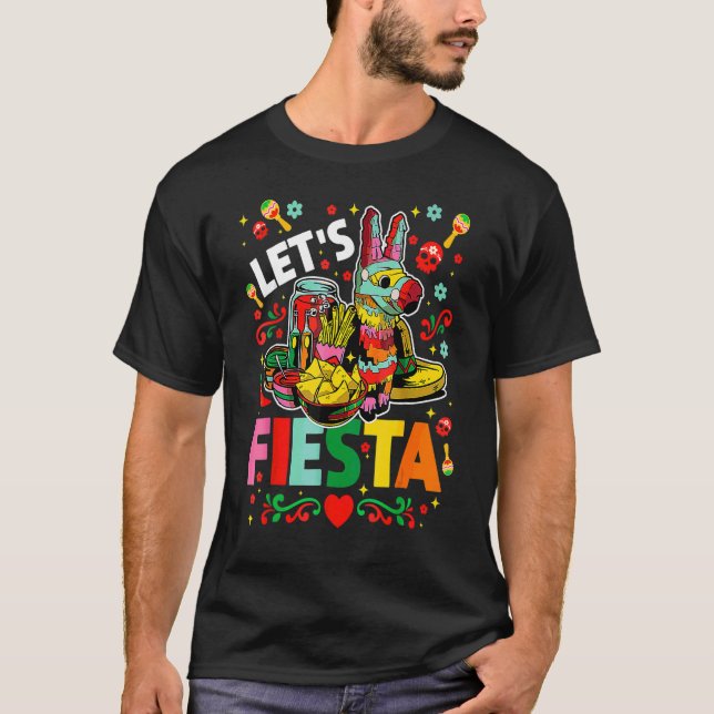 Vamos Fiesta Cinco De Mayo Camisa Mexicana Hombre (Frente)