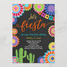 Vamos Fiesta convite para Chá de fraldas do México