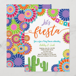 Vamos Fiesta convite para Chá de fraldas do México