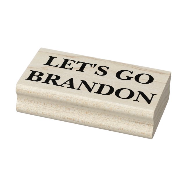 VAMOS GO BRANDON carimbo de 1,5" x 3" e painel de  (Carimbo)