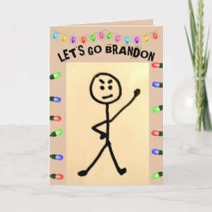 VAMOS GO BRANDON — cartões de Natal engraçados