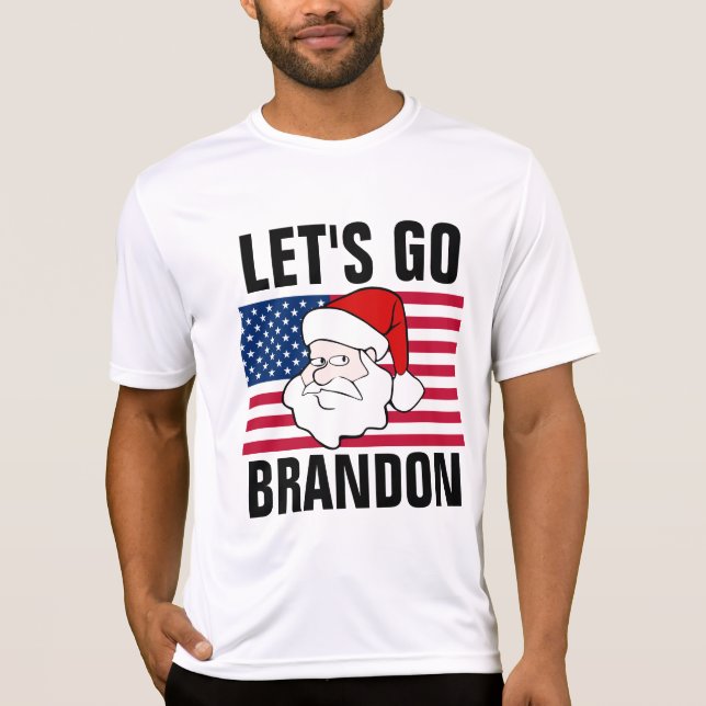 VAMOS GO BRANDON SANTA CLAUS T-Shirts (Frente)