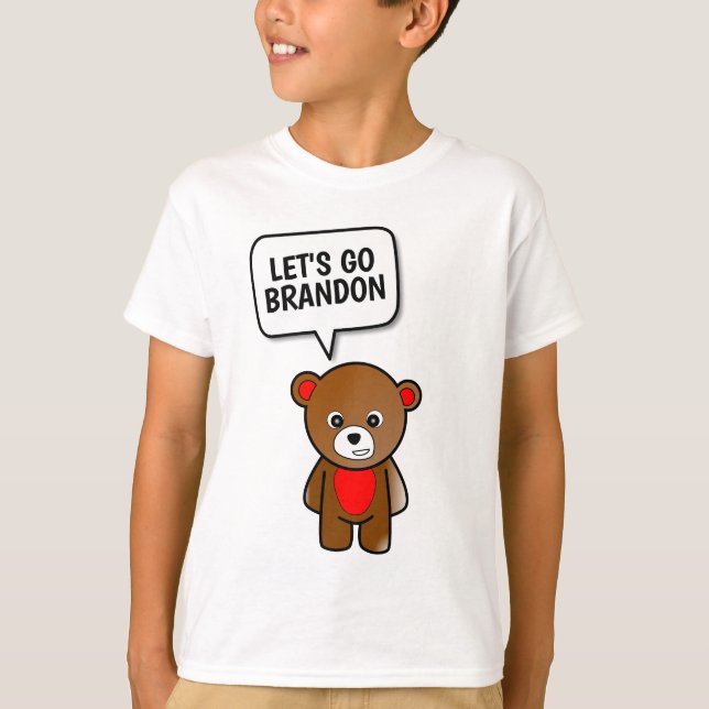 VAMOS GO BRANDON TEDDY BEAR KIDS T-Shirts (Frente)
