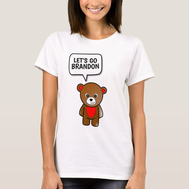 VAMOS GO BRANDON TEDDY BEAR T-Shirts (Frente)