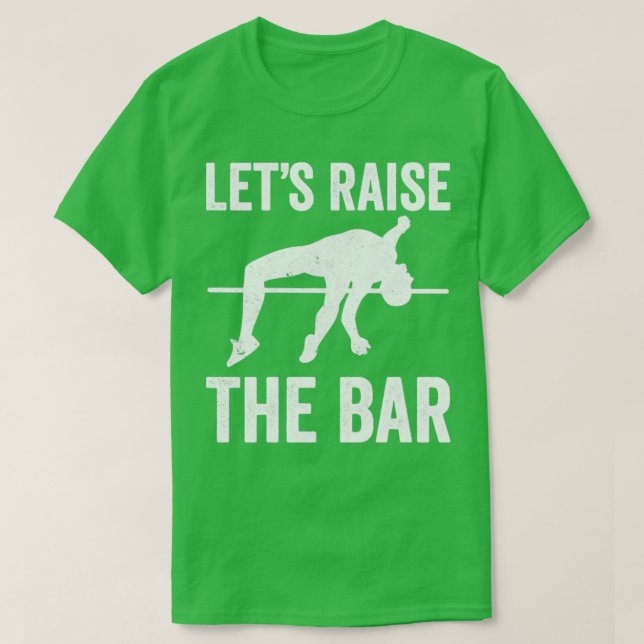 Vamos Levantar O Bar Engraçado Salto De Polos (Frente do Design)