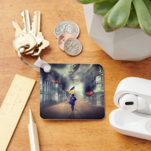 Vamos para ficar livre UKRAINE Chaveiro