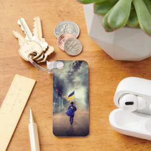 Vamos para ficar livre UKRAINE Chaveiro