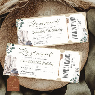 Vamos pegar o título de festa do Spa Pampered