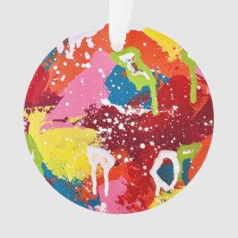 Vamos sai com um ornamento acrílico torto