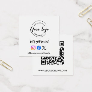 Vamos Tornar as Redes Sociais código QR site Logot