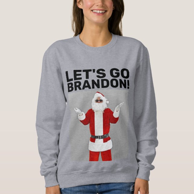 VAMOS VÁ BRANDON! CAMISAS DE CAMISA DE NATAL (Frente)