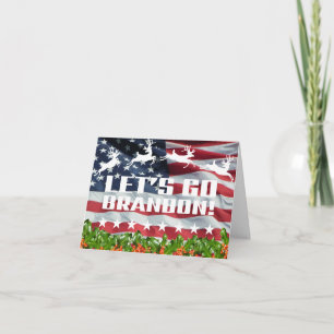 VAMOS VÁ BRANDON! [Fonte 3] Cartão de Natal