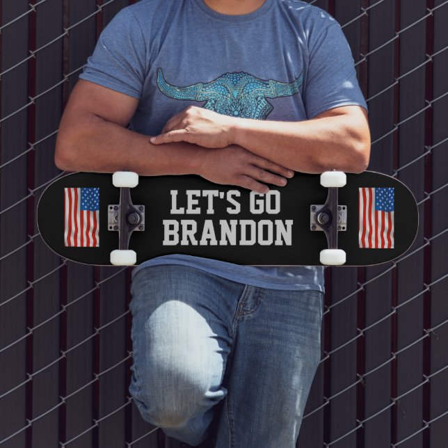 VAMOS VÁ BRANDON SKATEBOARD DECK (Ao ar livre 3)