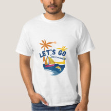 Vamos Vai Nadar - Diversão de Camisa de Praia