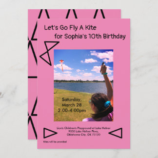 Vamos Vai Voar um Convite de aniversário