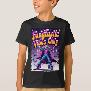 Vampiro Disco Tee, Camisa De Halloween Retro, Funn