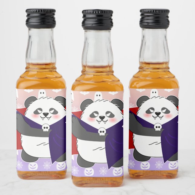 Vampiro do Bebê Cute do Halloween Panda Dracula (Garrafas)
