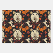 Vampiro Hamster Halloween Wrappaper