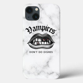 Vampiros não lavam pratos com Gótico engraçado