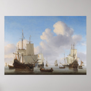 Van de Velde naufraga Poster Calm CC0360 XL