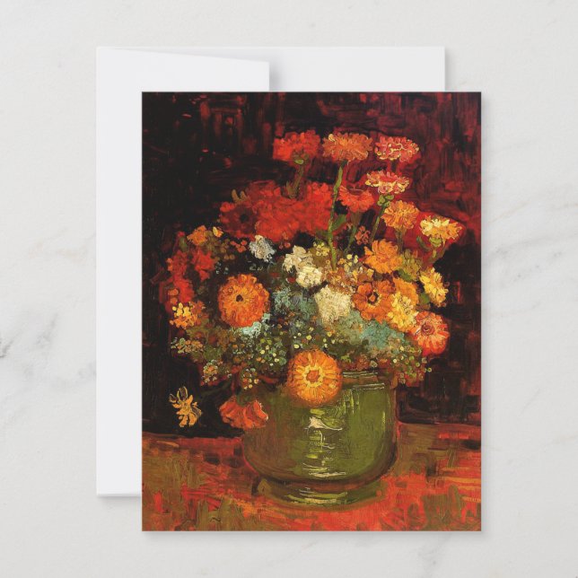 Van Gogh - Boliche com Zinnias (Frente)