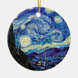 Van Gogh - Enfeites de natal da noite estelar