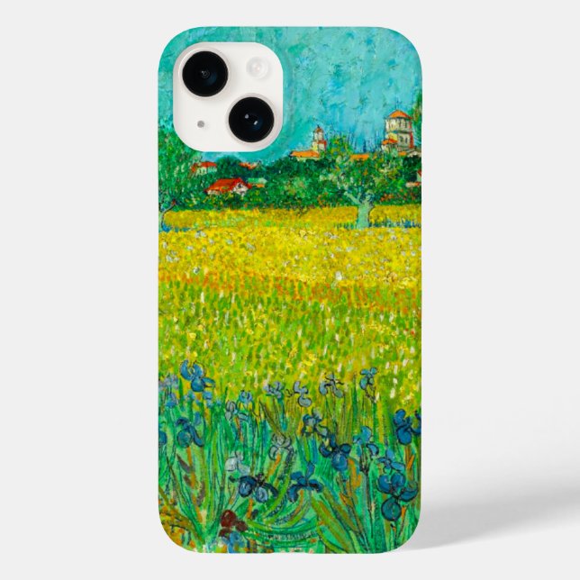 Van Gogh Field com Irrises Perto de Arles (Verso)