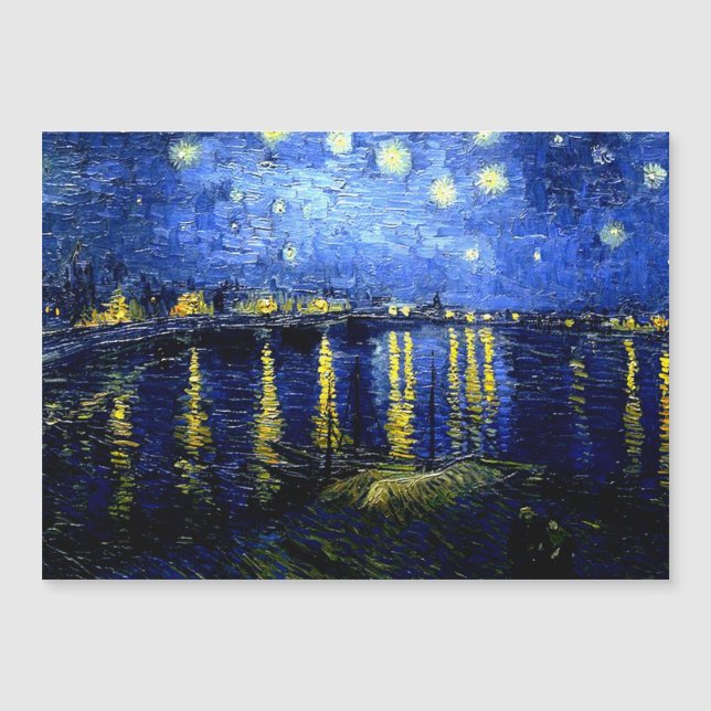 Van Gogh - Noite Estrelada sobre o Ródano (Frente)