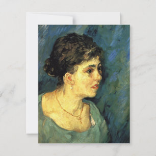 Van Gogh, Retrato de Mulher em Azul, Arte Antiga
