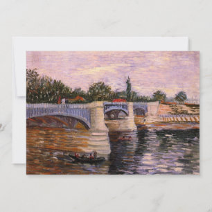 Van Gogh Rio Sena com Pont del Grande Jette