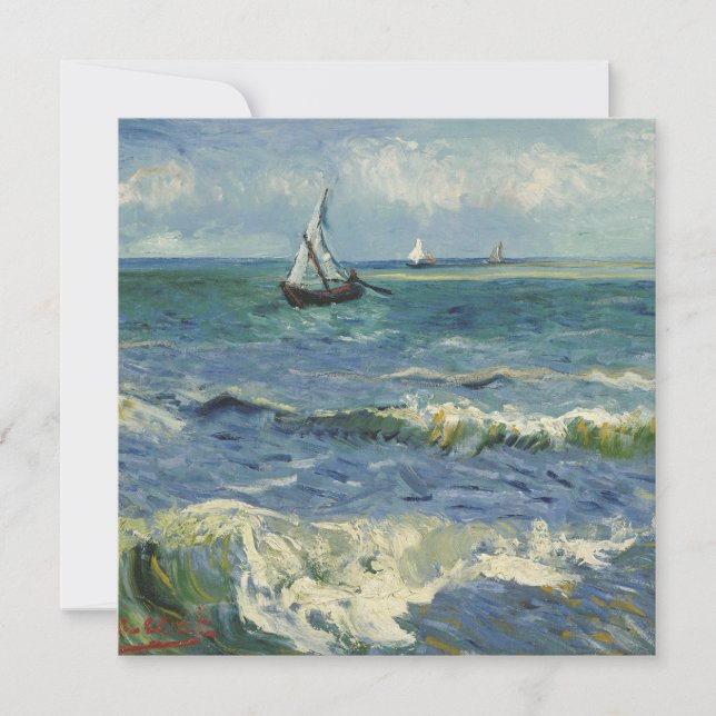 Van Gogh Seascape em Saintes Maries de la Mer (Frente)