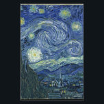 Van Gogh Starry Night<br><div class="desc">Sobre a Noite Estrelada\ é uma pintura do artista holandês poste-impressionista Vincent van Gogh. A pintura retrata a vista do lado de fora de sua janela do sanatório à noite, embora tenha sido pintada da memória durante o dia. Desde 1941 está na coleção permanente do Museu de Arte Moderna em...</div>