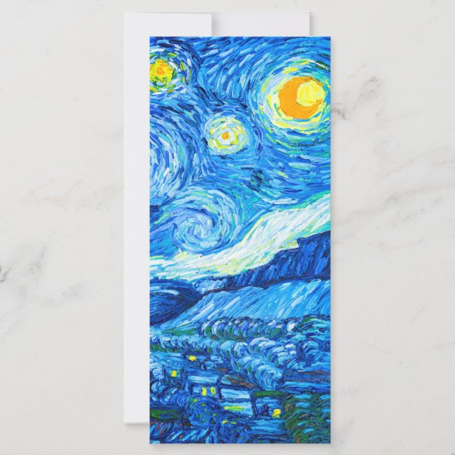 Van Gogh Starry Night Card (Frente)