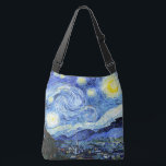 Van Gogh Starry Night Impressionismo Tote Bag<br><div class="desc">Impressionismo de arte      maravilhosa pintado por Van Gogh da Noite Estrelada está neste excelente por toda Impressão. A imagem é dominio público devido a direitos autorais expirados.</div>