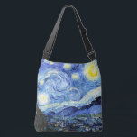 Van Gogh Starry Night Impressionismo Tote Bag<br><div class="desc">Impressionismo de arte      maravilhosa pintado por Van Gogh da Noite Estrelada está neste excelente por toda Impressão. A imagem é dominio público devido a direitos autorais expirados.</div>