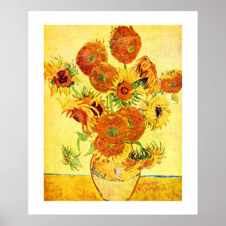 Van Gogh SunflowerFine Art Impressão 20x24