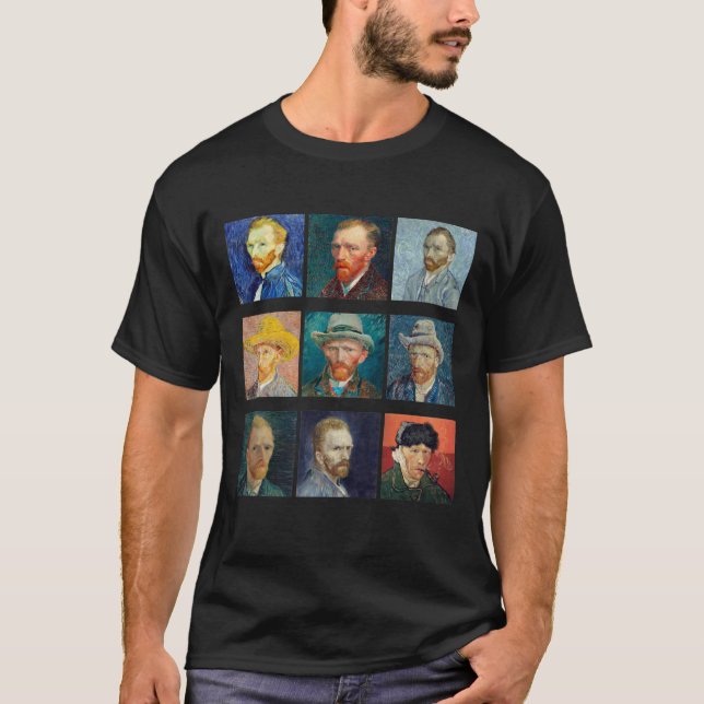 Van Gogh T-Shirt | Tee Autoretrato Van Gogh (Frente)