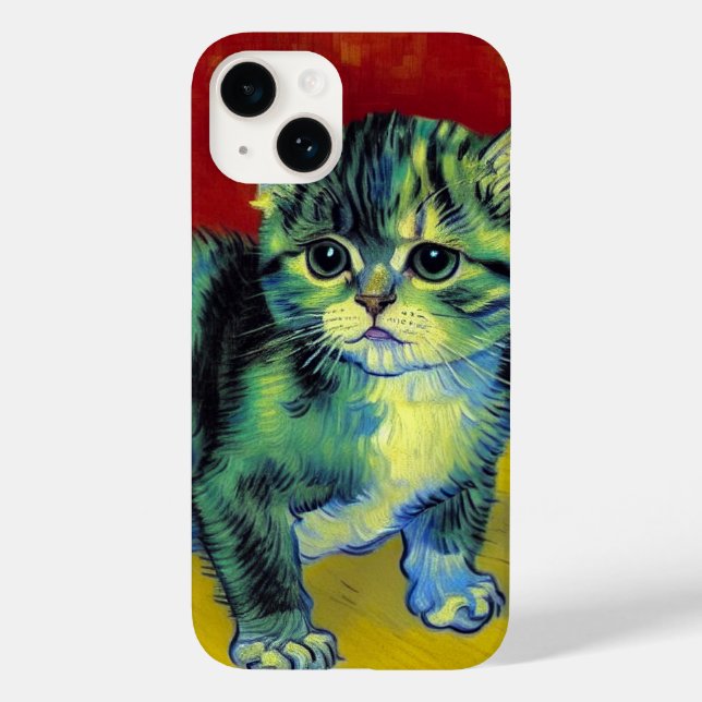 Van Gogh Tabby Cat (Verso)