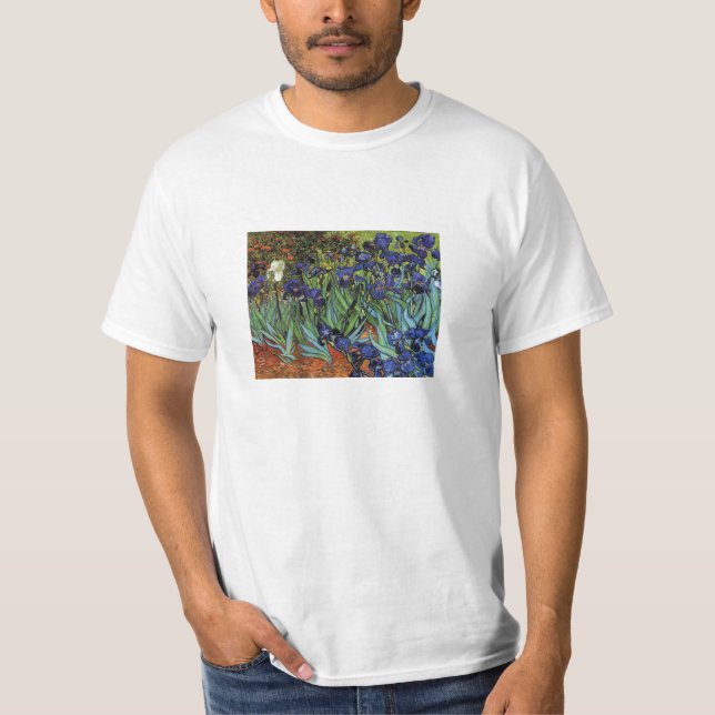 Van Gogh torna iridescente o t-shirt (Frente)