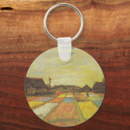 Van Gogh Tulip Fields Double Sided Chaveiro