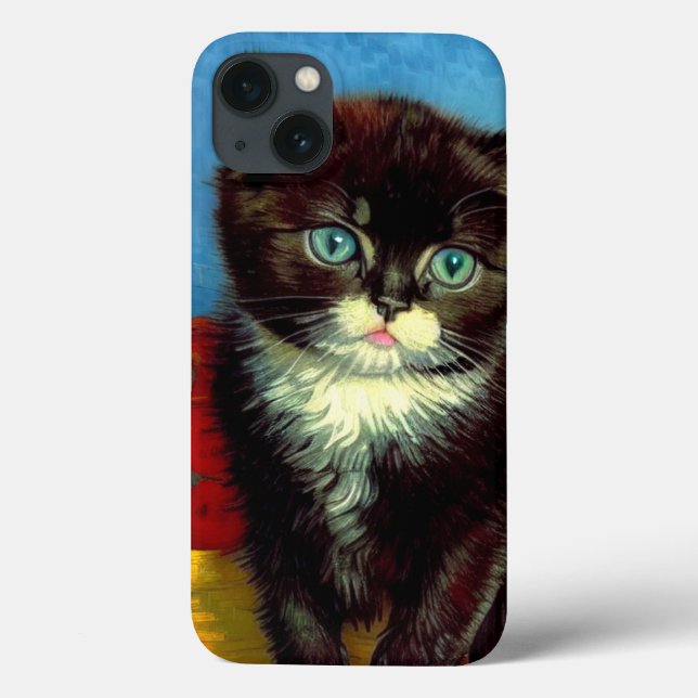 Van Gogh Tuxedo Cat (Verso)
