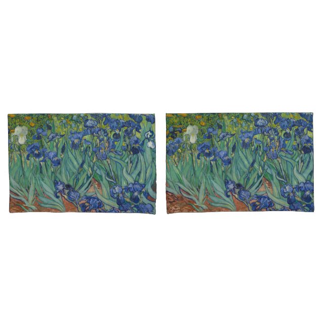 Van Gogh Vintage Irises (Frente - conjunto)