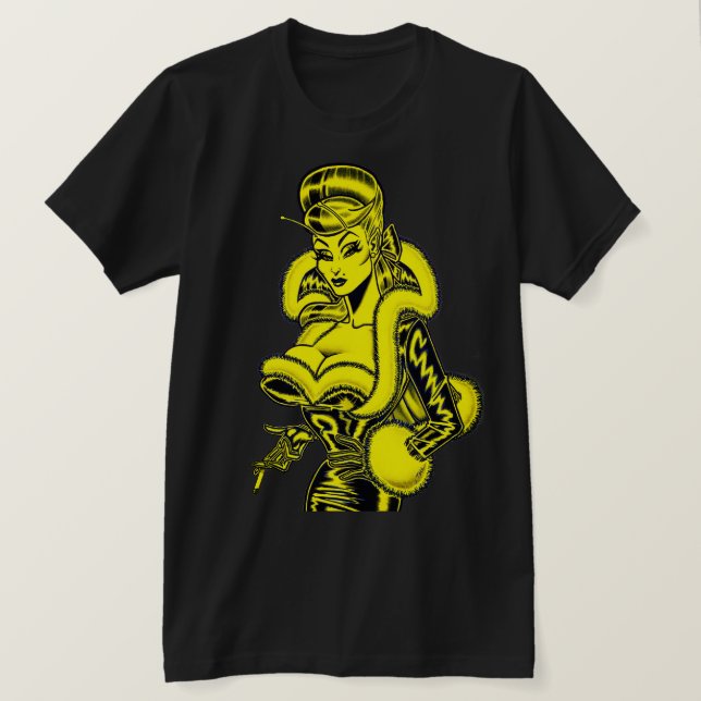 Vana DeVinyl™/PVC e T-Shirt com pele divertida (Frente do Design)